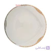 بشقاب خورشت خوری 21 چینی توس طرح لیندا طلایی
