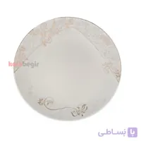 پیش دستی 19 چینی توس طرح تاماس خاکستری
