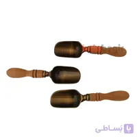 قاشق ادویه سرتاس زاماک دسته چوبی