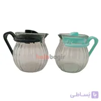 قوری دم کنی زعفران بلور درب دار
