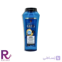 شامپو گلیس آبی آبرسان موهای نرمال و خشک مدل aqua revive