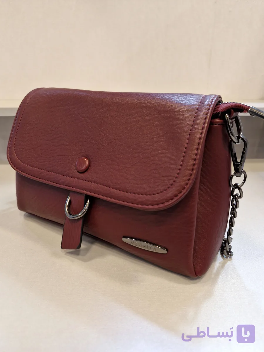 کیف تک دکمه عنابی 224