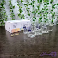 استکان پیرکس مربعی ۲۳۰ میل برند دلی سوگا