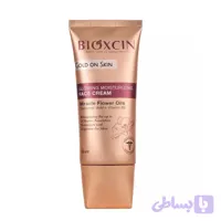 كرم مرطوب كننده و شفاف كننده معجزه بيوكسين ‌‌‌Bioxcin مدل Gold On Skin حجم 50 ميل