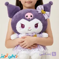 عروسک کرومی بنفش با عصای جادویی 35 سانت (Kuromi)