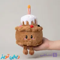 کیک تولد شکلاتی پولیشی فانتزی با شمع