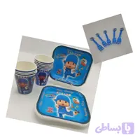 ظرف و لیوان و چنگال پوکویو