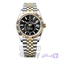 ساعت مچی مردانه رولکس کیفیت مستر Rolex Sky-Dweller Steel Gold