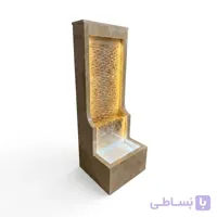 آبنمای سنگی طرح موج‌دار دیواری