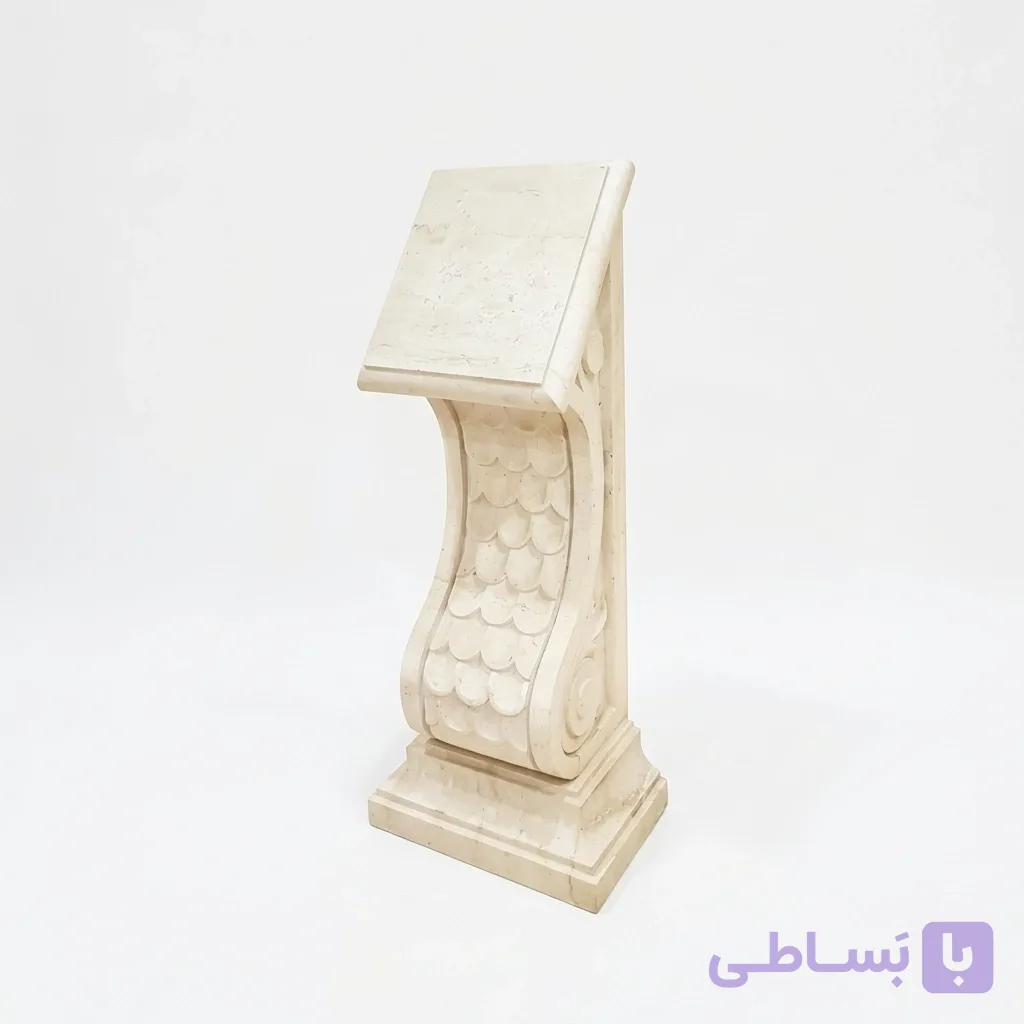 پایه آیفون تراورتن دره بخاری مدل موج و پولک