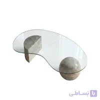 پایه میز سنگی گوی و نیم دایره
