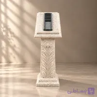 پایه آیفون سنگی مرمریت کرم