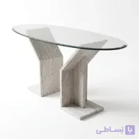 پایه میز سنگی هندسی ساده