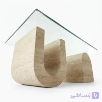 پایه میز سنگی فانتزی نامتقارن