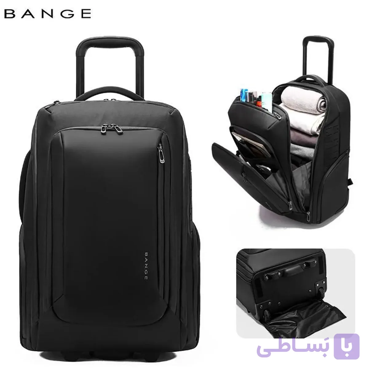 کوله پشتی مسافرتی 50 لیتری چرخ دار بنج BANGE BG-8079