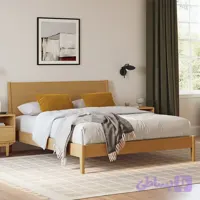 تخت خواب دو نفره چوبی لاریکس هوم مدل اشکان