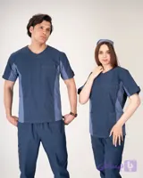 اسکراب شلوار طرح جین تیره