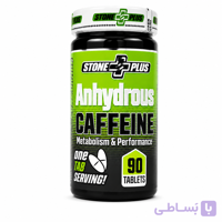 قرص کافئین 90 عددی برند stone plus