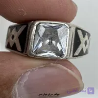 انگشتر نقره ۹۲۵ تنظیم چاکرا با سنگ جواهراتی