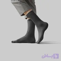 جوراب ساق بلند مردانه نخی | طرح مینیمال