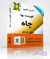 فایل اکسل آنالیز چاه سال 1404