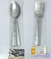 قاشق چنگال وکیوم ۶ تایی ۲۴۰ گرم