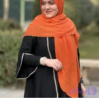 روسری پلیسه دور زنجیر وارداتی (تخفیفی)