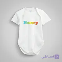 بادی آستین کوتاه نوزادی نیل کوک HONEY