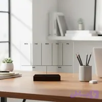 وایت برد پلنر شفاف داچوب مدل هفتگی انگلیسی / رومیزی / برنامه ریزی سایز 30x20 سانتی‌متر