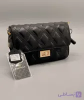 کیف زنانه اورجینال FEDI مشکی و کرم