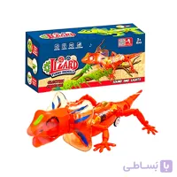 اسباب بازی مارمولک باتریخور چرخ دنده ای موزیکال چراغدار راهرو