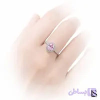 انگشتر نقره دخترانه طرح اوال HD37