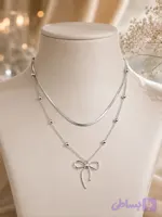گردنبند دولاین پاپیون (کد OAEEZ)