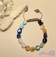 دستبند هفت چاکرا و سنگ درمانی