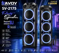 اسپیکر جفتی 6 ساب ووفر برند ساووی مدل SV-2175