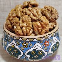 مغز گردو سفید اقتصادی آذرشهر 1 کیلویی | 70٪ دوپر تازه و باصرفه | آذرگردو