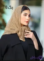 روسری توری قواره 90 گان دوزی شده وارداتی
