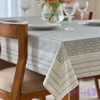 رومیزی مخمل شانل ضدلک 100*70طرح مینیمال