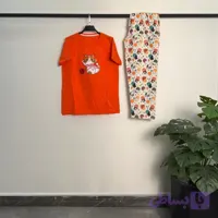 ست تیشرت شلوار زنانه نخپنبه2