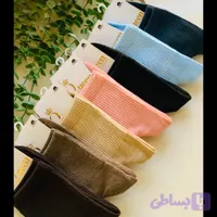 جوراب نیم ساق کبریتی ساده