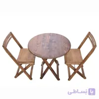 میز و صندلی ناهارخوری 2 نفره تاشو(پس کرایه)