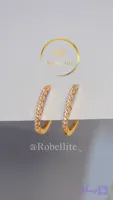 گوشواره ژوپینگ طرح بخیه