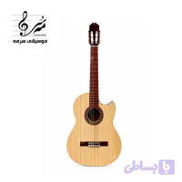 گیتار آلفا دست‌ساز | صفحه اسپروس، پشت آکاجو و اکشن نرم