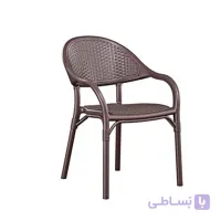 صندلی پلاستیکی رتن نظری مدل نیروانا N862 (طرح حصیر بافت)