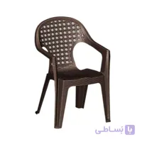 صندلی دسته دار حصیربافت ناصر پلاستیک کد 988