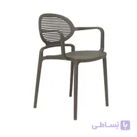 صندلی پلاستیکی دسته دار نظری مدل ماکان N496