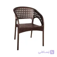 صندلی دسته دار حصیربافت ناصرپلاستیک کد 993