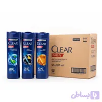 شامپو مردانه کلیر Clear حجم 350 میل | تعداد 6 عدد | قیمت عمده