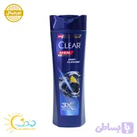 شامپو ضد شوره و پاک کننده جدید آقایان کلیر مدل Clear Deep Cleanse ذغال و پرتقال حجم 350 میل