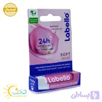 بالم و نرم کننده لب 24 ساعته لابلو Labello مدل SOFT ROSE وزن 4.8 گرم